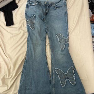 Flared jeans